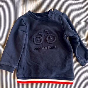 Jacadi sweater with a beautiful Paris stamp